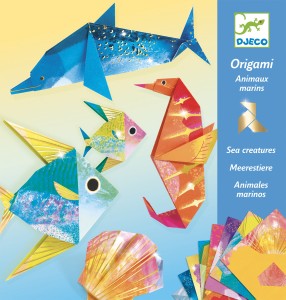 DJECO Origami MORSKIE ZWIERZĘTA (metaliczne) 