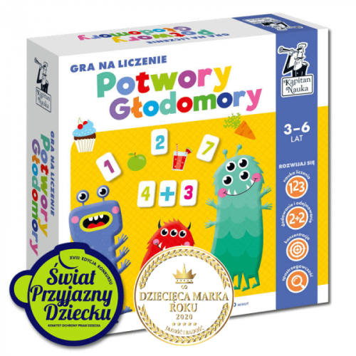 Kapitan Nauka Potwory Głodomory. Gra na liczenie