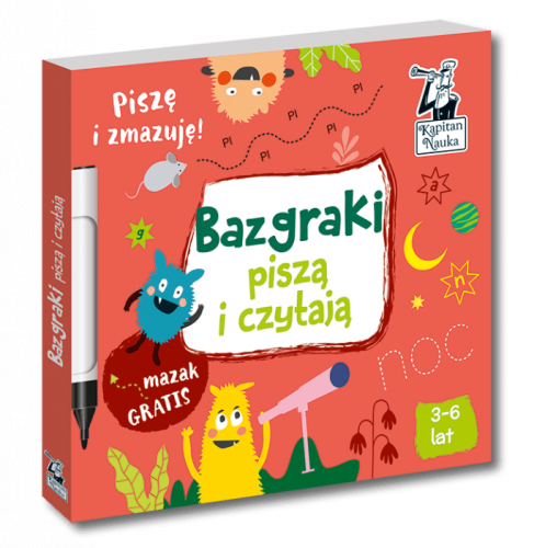 Kapitan Nauka Bazgraki piszą i czytają 3-6 lat