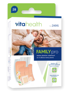 Plastry ZESTAW RODZINNY Family Pro ZARYS 28 szt