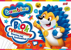 BAMBINO Blok rysunkowy A4, 20 kartek