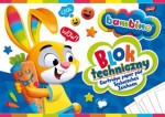 BAMBINO Blok techniczny A4, 10 kartek