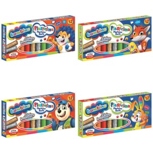 BAMBINO Plastelina 12 kolorów