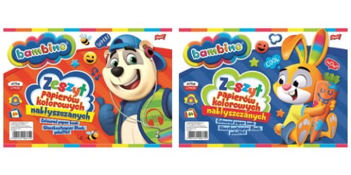 Zeszyt papierów kolorowych nabłyszczany BAMBINO A4, 10 kartek - La VIDA online - TO-ZPK-8024-A4X-10K-ST.jpg