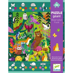 Djeco Puzzle XXL dla Dzieci LAS 