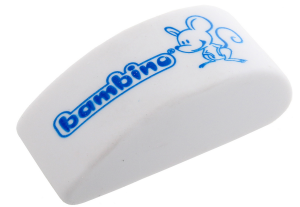 BAMBINO Gumka biała do ścierania Myszka 1szt. 