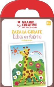 GRAINE CREATIVE Wyklejanka filcowa Żyrafa