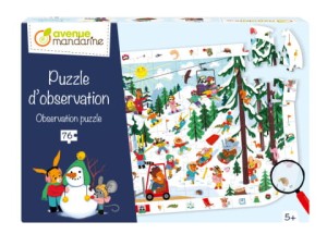 Avenue Mandarine Puzzle obserwacyjne Góry Zimą