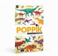 POPPIK Wyklejanka DINOZAURY  PLAKAT i 23 naklejki