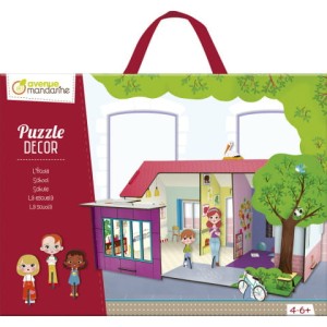 Avenue Mandarine Puzzle Dekoracja 3D SZKOŁA