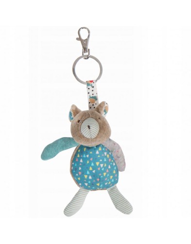 Moulin Roty Breloczek do kluczy brązowy miś