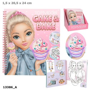 DEPESCHE Kolorowanka CAKE&BAKE TOPModel