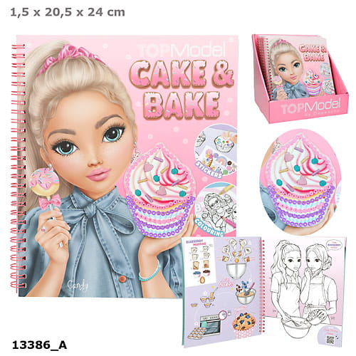 DEPESCHE Kolorowanka CAKE&BAKE TOPModel
