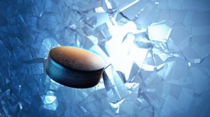 Krążek hokejowy gumowy NHL