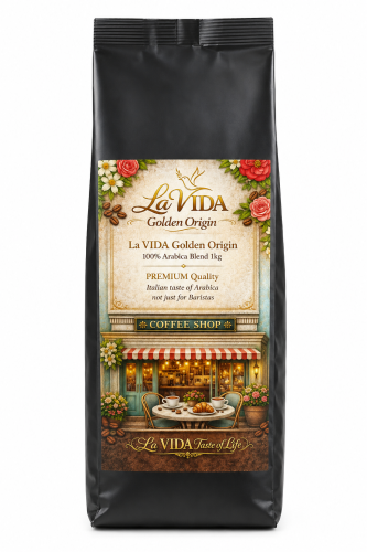 La VIDA Golden Origin – Kawa Ziarnista 100% Arabica 1 kg