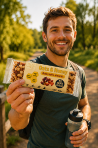 Bee La VIDA zdrowy baton Oats & Honey daktyle i miód 40g bez dodatku cukru