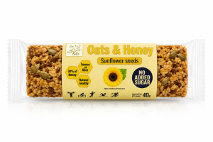 Bee La VIDA zdrowy baton Oats & Honey słonecznik 40g bez dodatku cukru