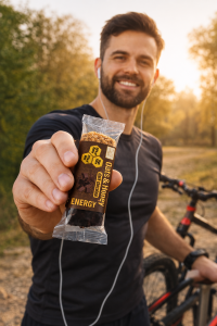 Bee La VIDA zdrowy baton Oats & Honey gorzka czekolada 40g