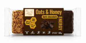 Bee La VIDA zdrowy baton Oats & Honey gorzka czekolada 40g