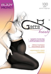 GATTA BODY PROTECT 100 - Legginsy ciążowe 100 DEN