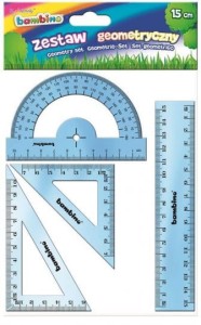 BAMBINO Zestaw geometryczny 4 elementowy 15 cm