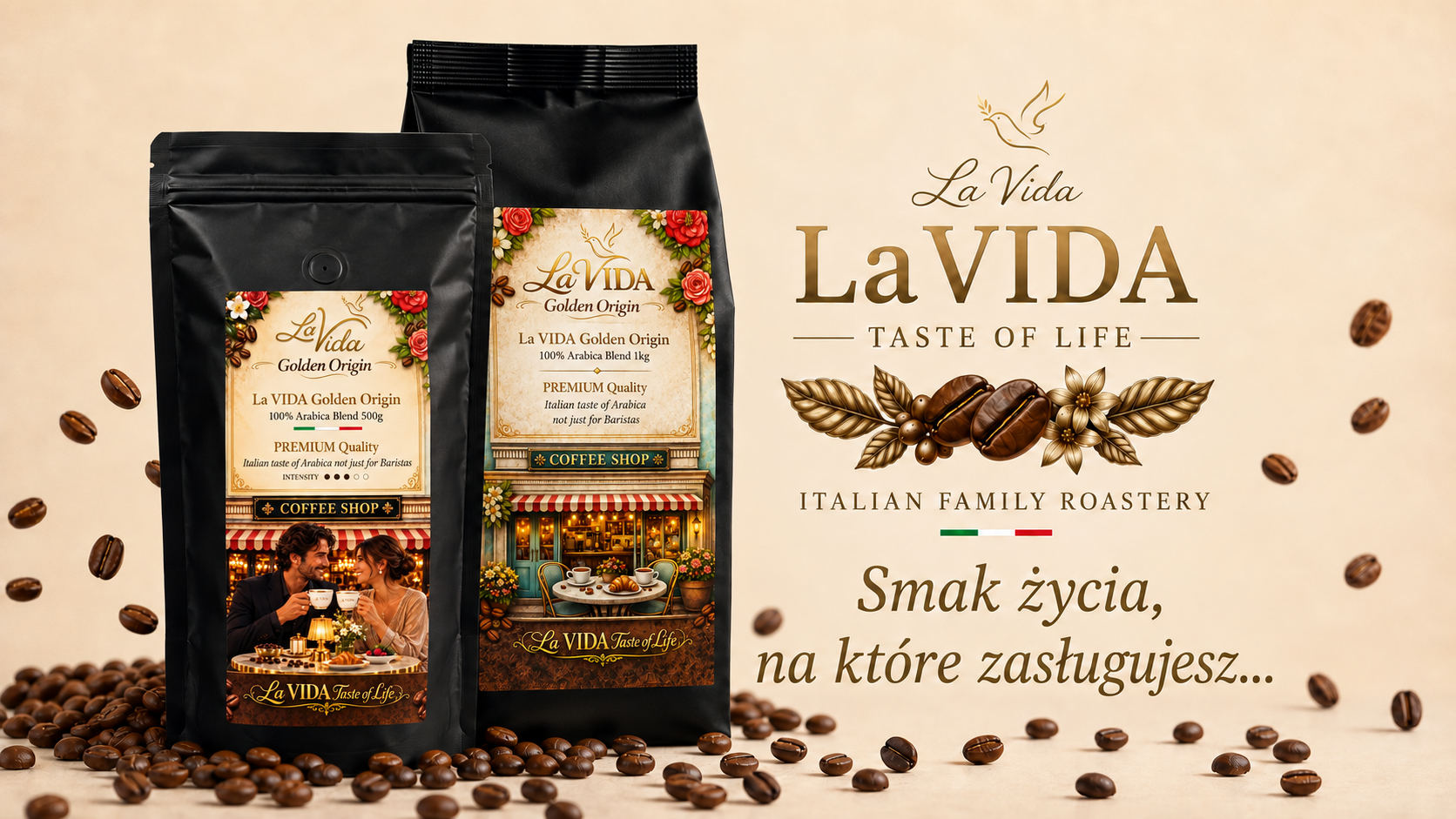 Tytuł wpisu: La VIDA Golden Origin – Odkryj smak życia, na który zasługujesz! ☕✨